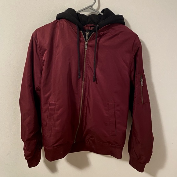 Forever 21 jacket burgundy - Picture 2 of 5